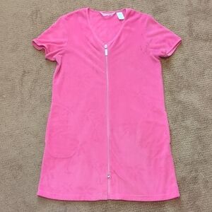 Noire Jasmine Rose Terry Cloth Robe